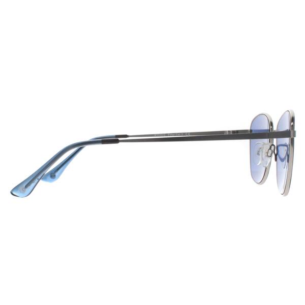 Smarty X1113 silver frame blue lens sunglasses - British product