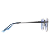 Smarty X1113 silver frame blue lens sunglasses - British product