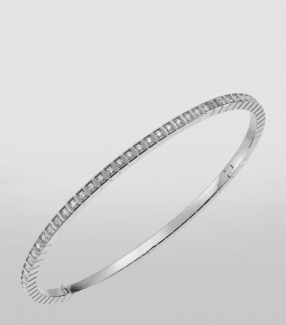 Chopard Ice Cube white gold diamond bangle - British product