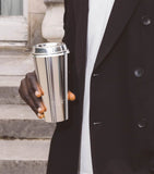 Christofle Objets Miroir travel cup 450ml - British product