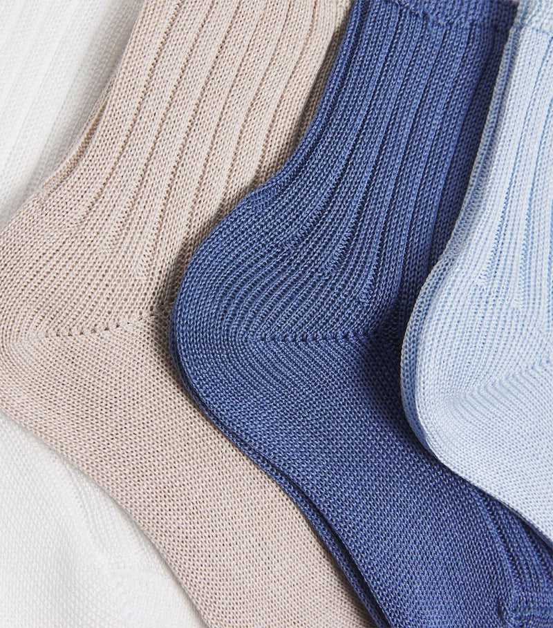 Story Loris cotton ribbed socks for infants 3-9 months (British brand)