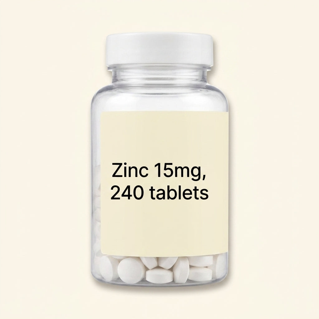 Holland & Barrett zinc supplement 15mg 240 tablets (British brand)