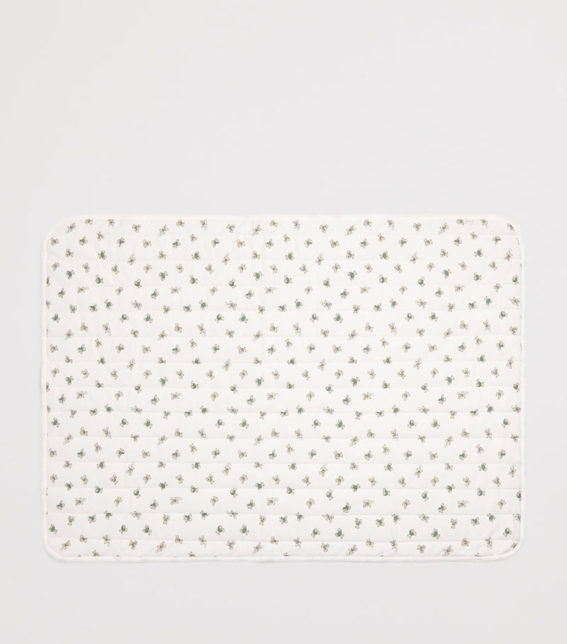 Harrods cotton bear blanket 100x107cm, imported from the UK