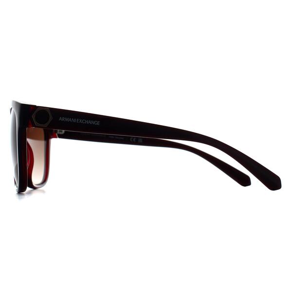 Armani Exchange AX4127S red gradient women's sunglasses, imported from the UK