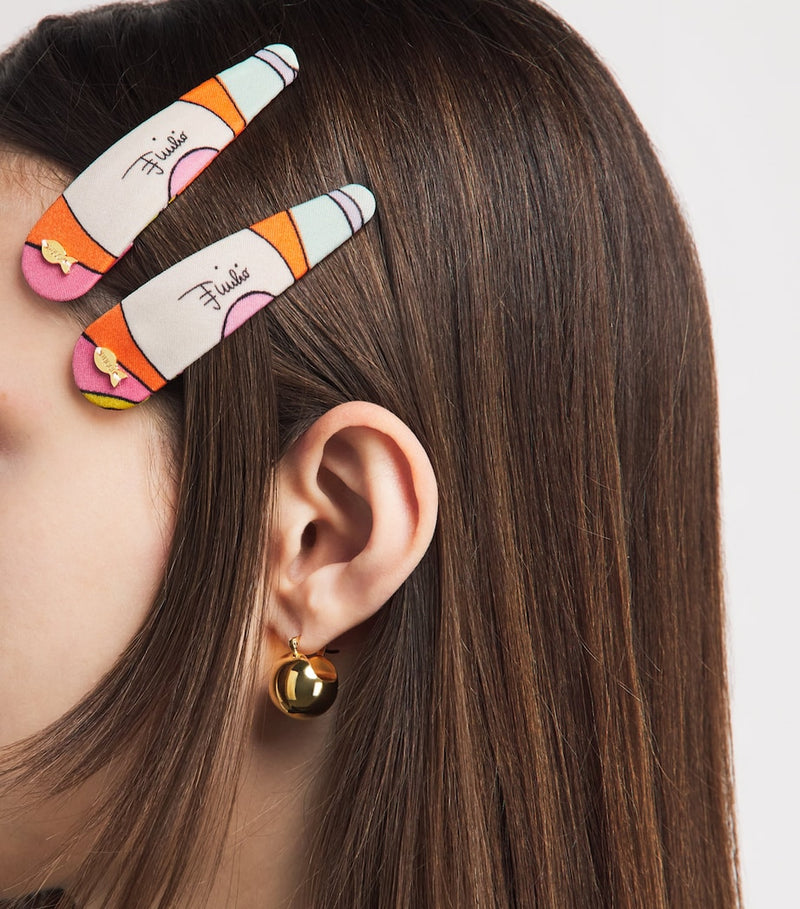 PUCCI printed hair clips set of 2 - British product