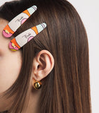 PUCCI printed hair clips set of 2 - British product