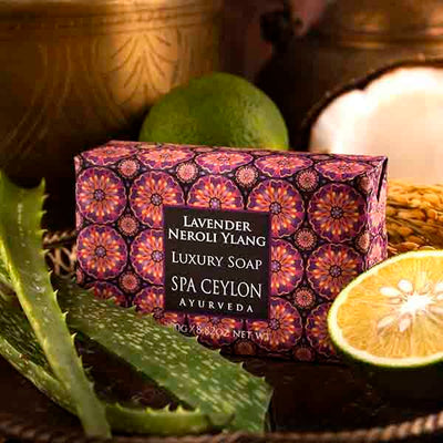 SPA CEYLON Savon de Luxe Lavande Néroli Ylang 250g