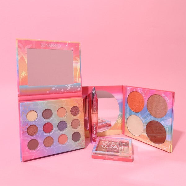 Sunkissed California Dreaming makeup gift set 4-piece - British product