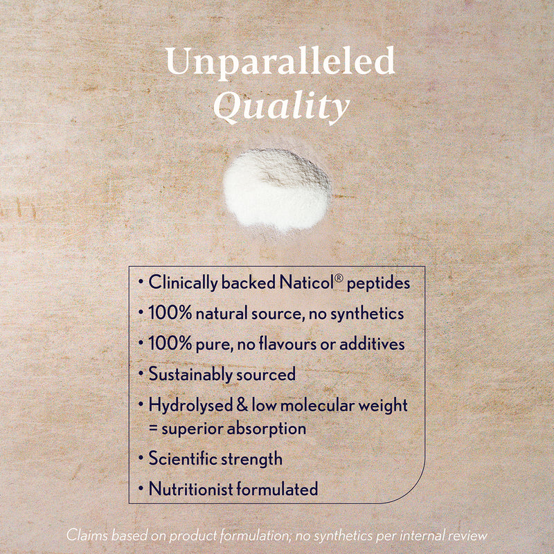 Higher Nature marine collagen powder 185g, imported from the UK