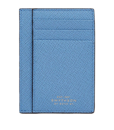 Harrods Smythson Panama Leather Compact Card Holder- Buy online at McGrocer