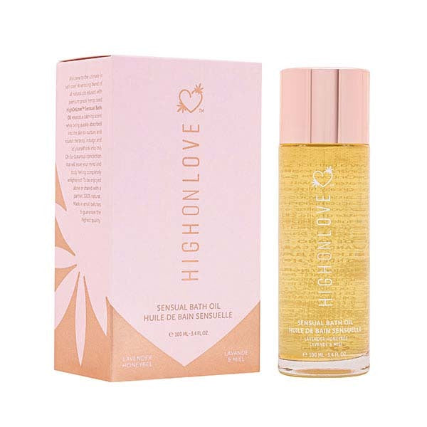 High On Love Lavender Honeybee Bath Oil 120ml - British product