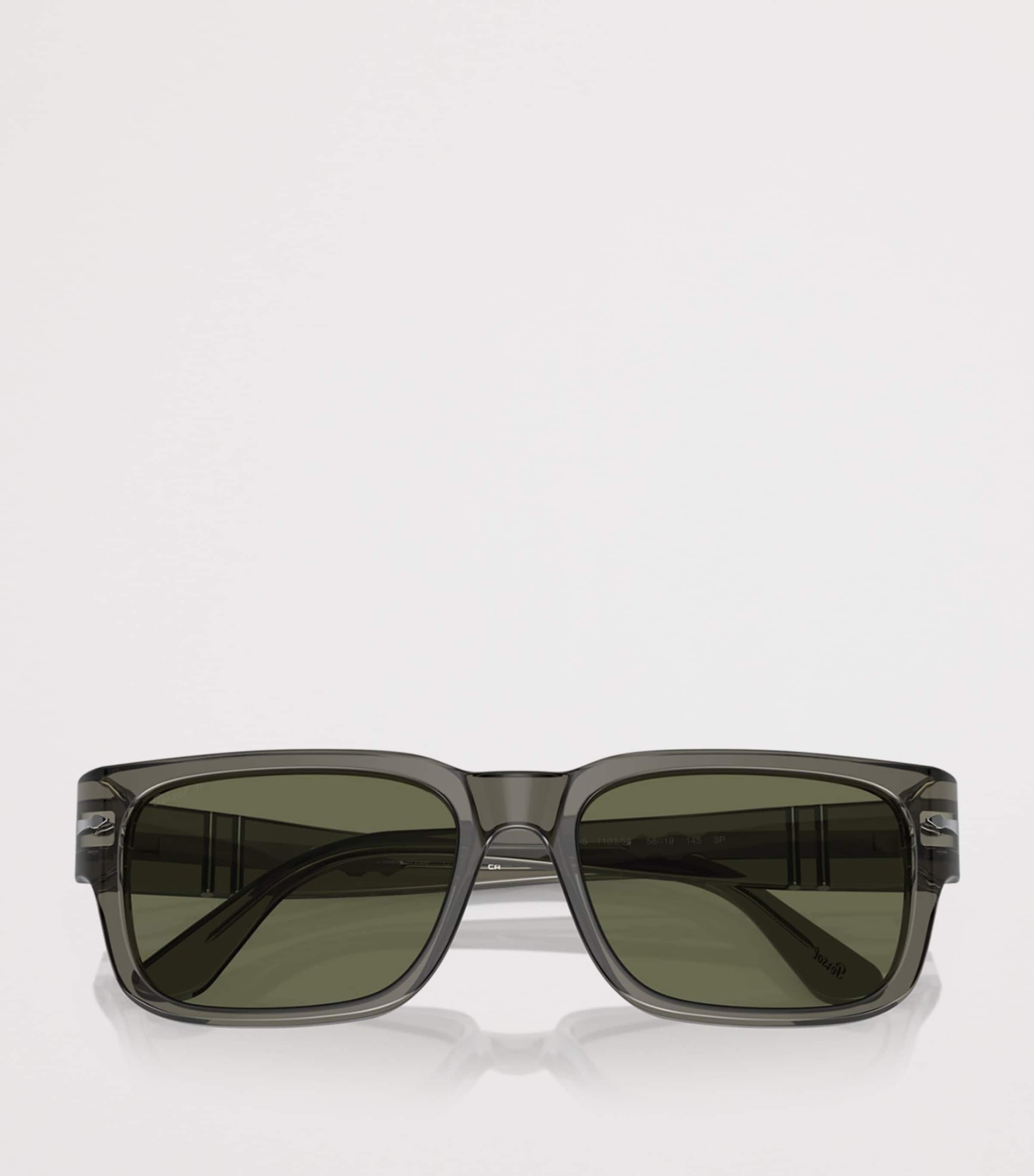 Persol Acetat-Sonnenbrille Rechteck, importiert aus dem Vereinigten Königreich
