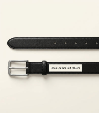 Harrods Balenciaga Leather BB Belt 3cm- Buy online at McGrocer