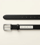 Balenciaga luxury leather belt with B-logo buckle (British brand)
