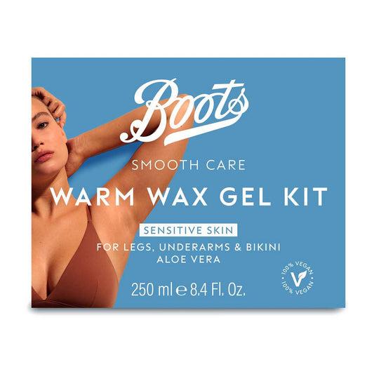 Boots Smooth Care Wax Gel Kit Sensitive 250ml GOODS Boots   
