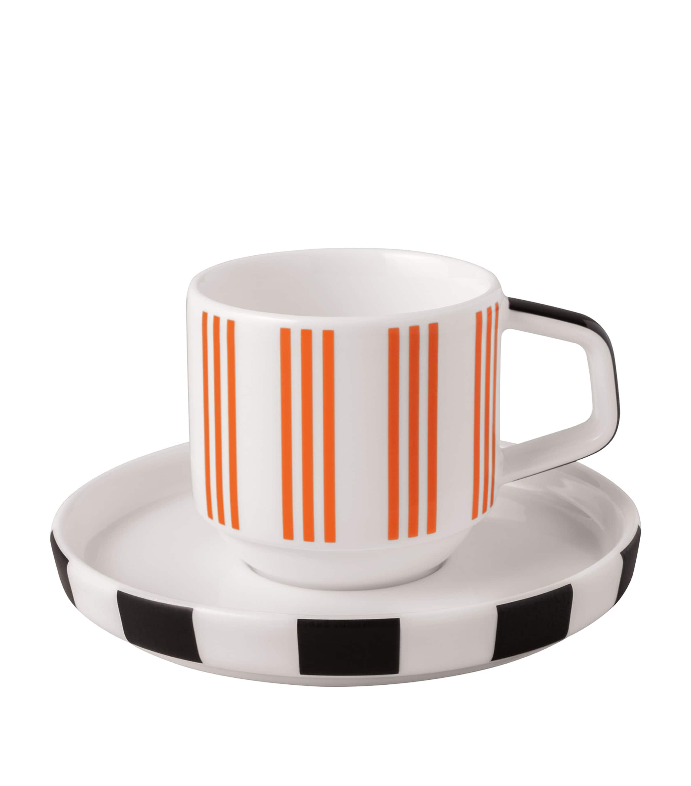 Villeroy & Boch Memphis espresso cup and saucer (British brand)