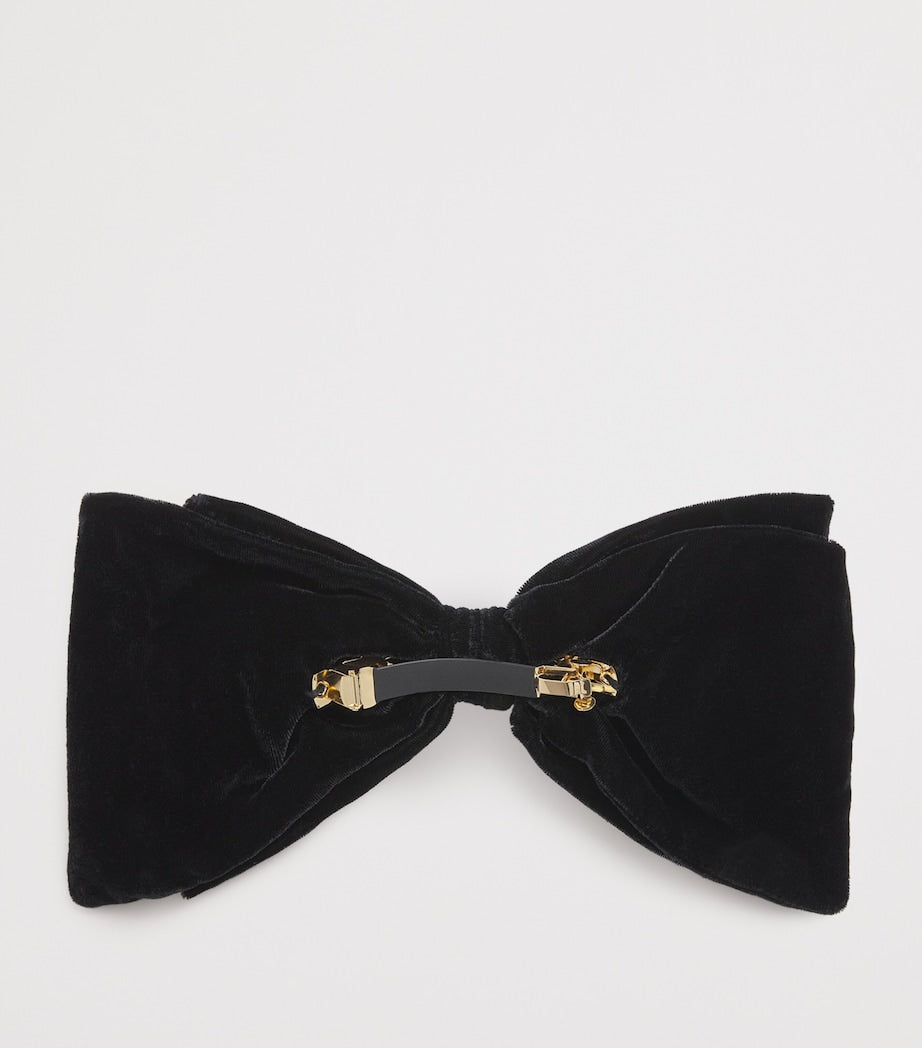 Sandro Paris velvet bow hair clip (British brand)