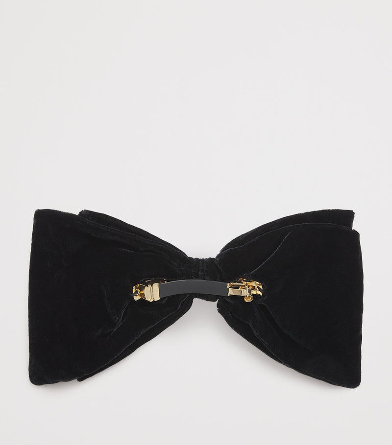 Sandro Paris velvet bow hair clip (British brand)