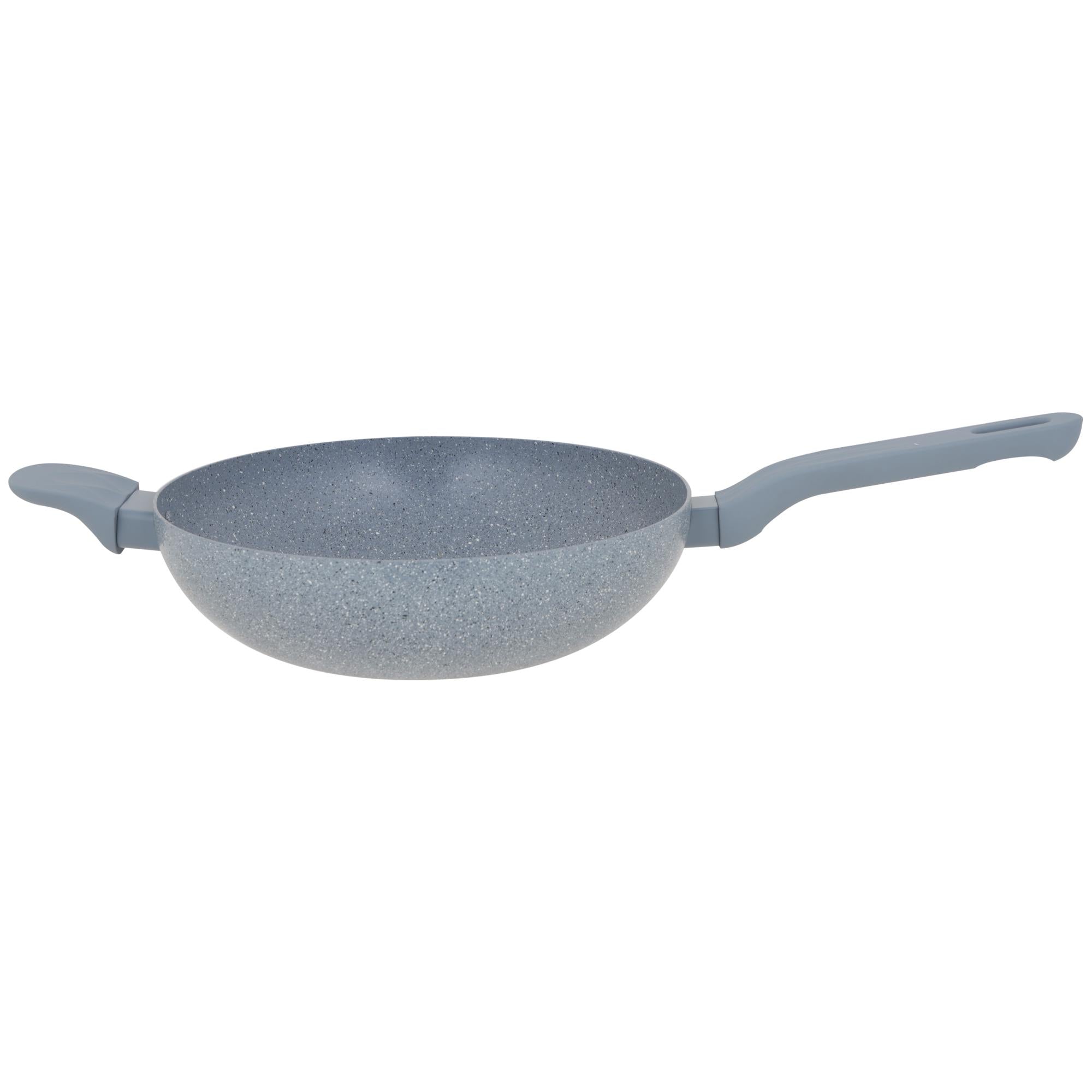 Sainsbury's  Stone Effect Wok 30cm Pots & pans Sainsburys   