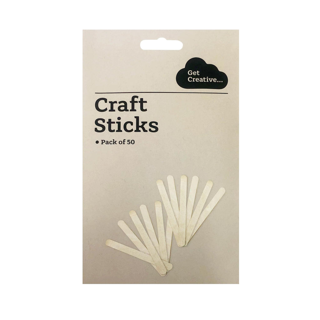 Sainsbury's Get Creative 50 Lolly Sticks