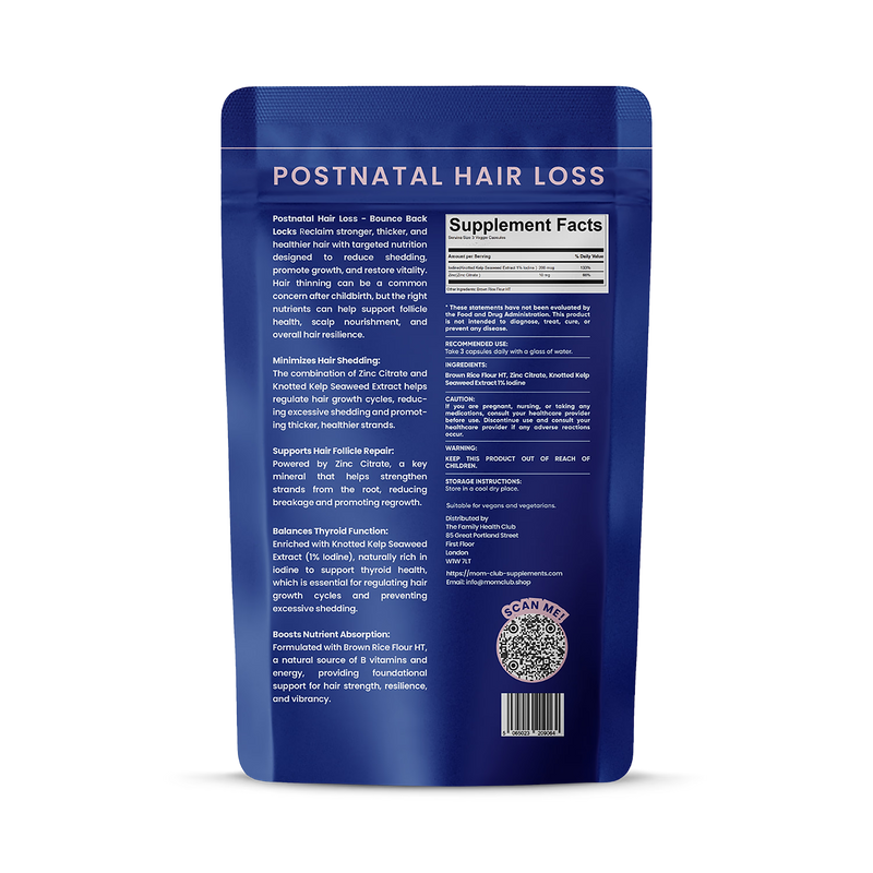 Postnatal hair supplement 90 capsules (British brand)