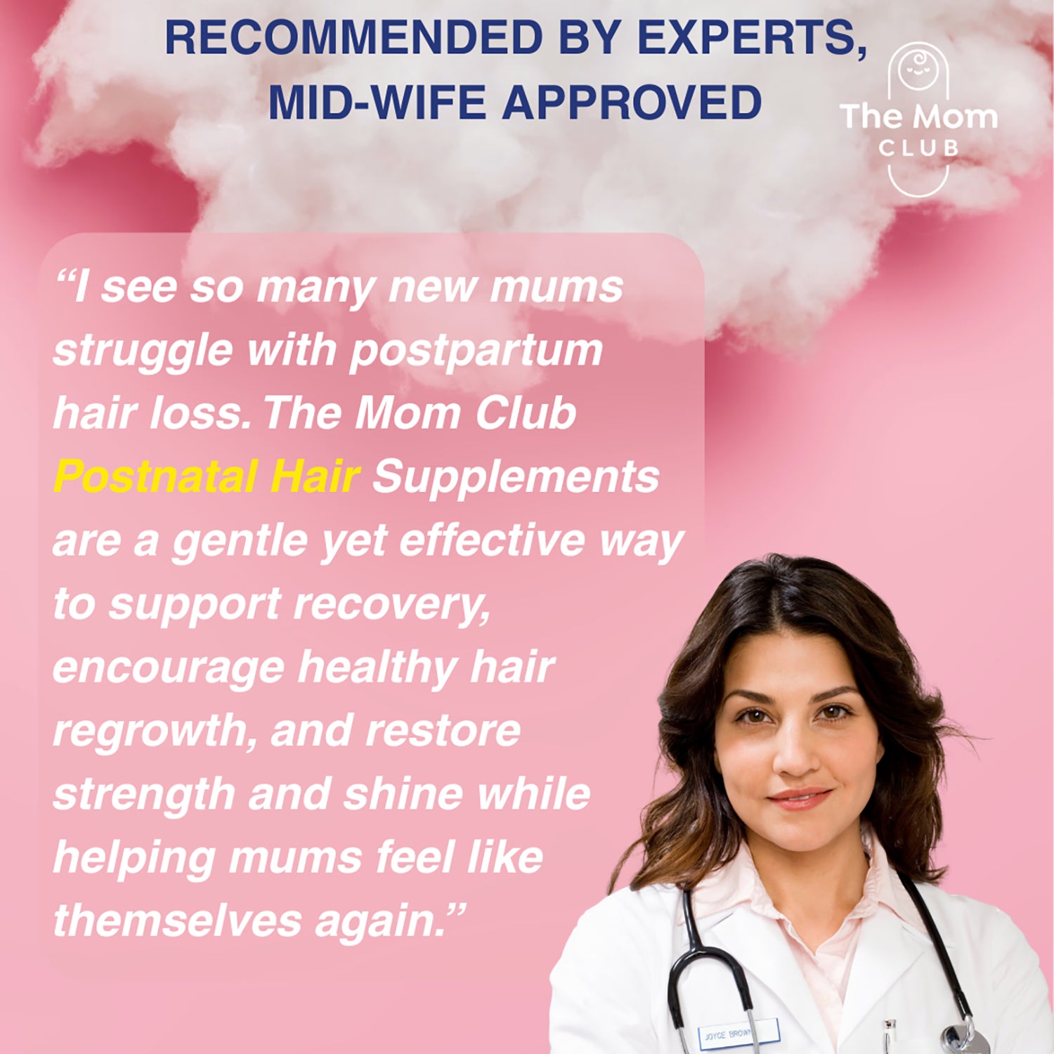 Postnatal hair supplement 90 capsules (British brand)