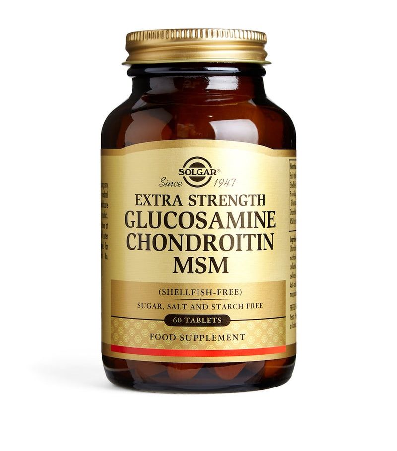 Solgar Glucosamine Chondroitin MSM joint supplement 60 tablets (British brand)