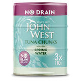 John West Tuna Chunks with a Little Spring Water 3x110g GOODS Sainsburys   