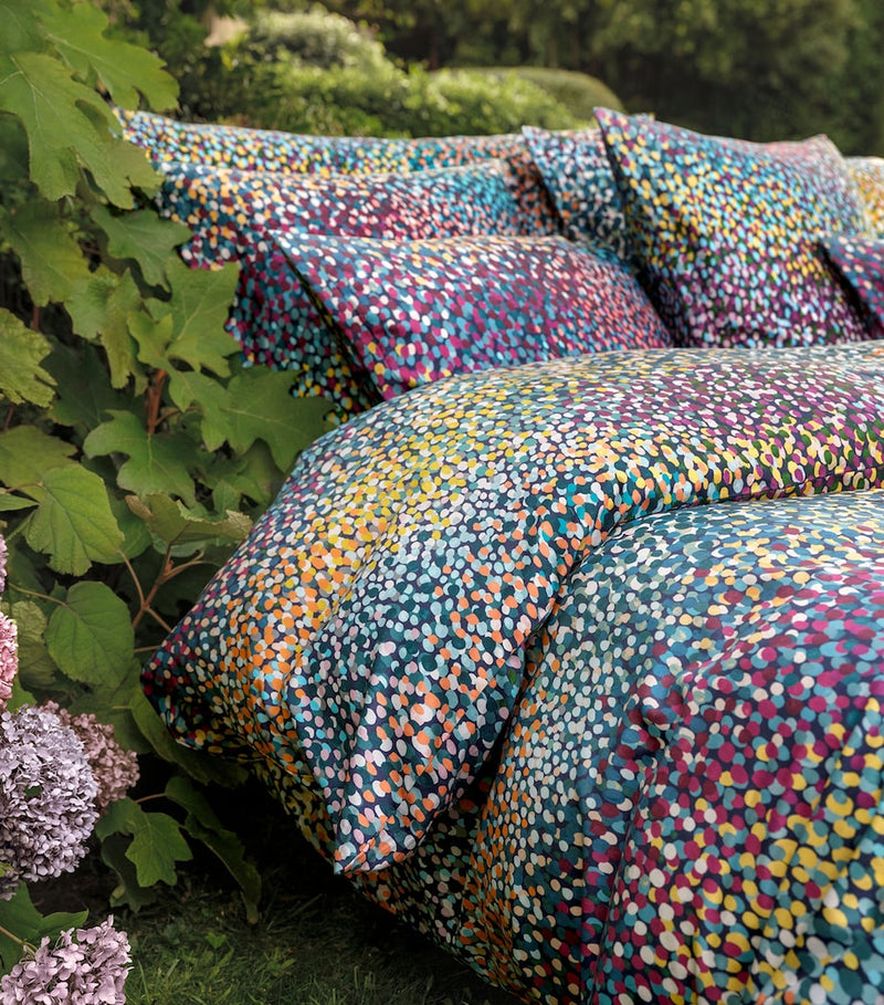 Schlossberg Cotton Sateen Jana King duvet cover, imported from the UK
