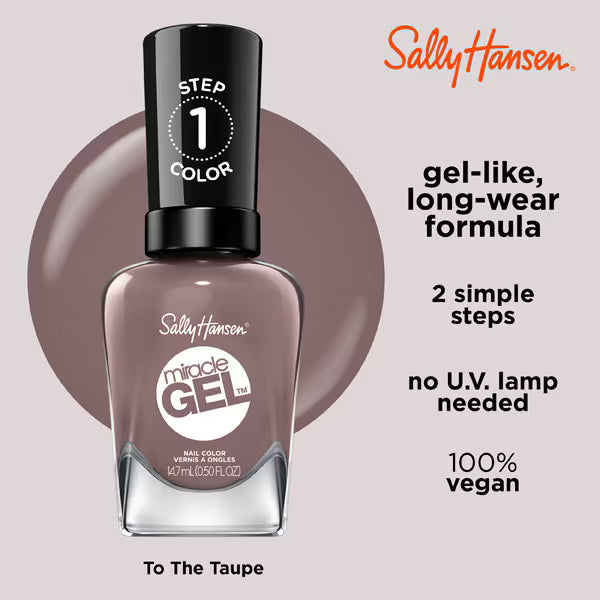 Sally Hansen Miracle Gel Nail Polish The Taupe (British brand)