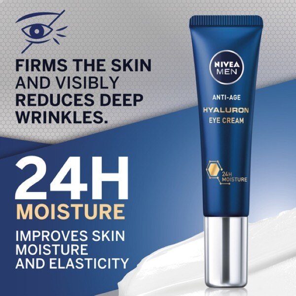 Nivea Men Anti-Age Hyaluron Eye Cream, 15Ml GOODS Superdrug   