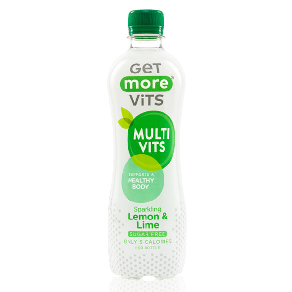 Get More Vits Multivitamins Sparkling Lemon & Lime 12x500ml