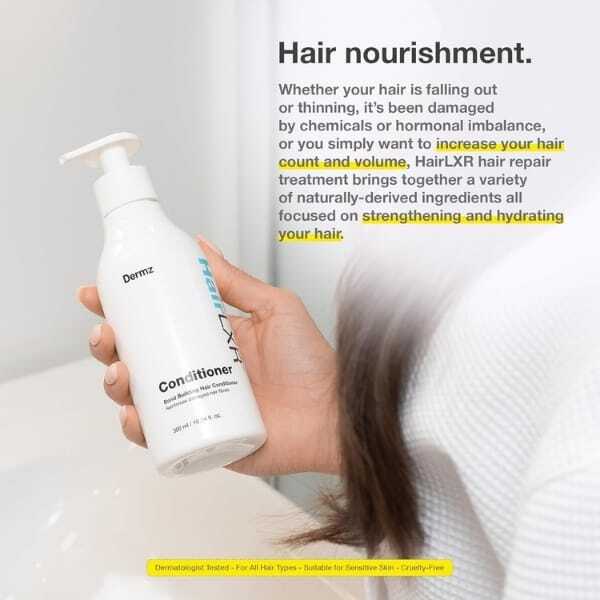Dermz HairLXR Conditioner 300ml for thinning hair - British product