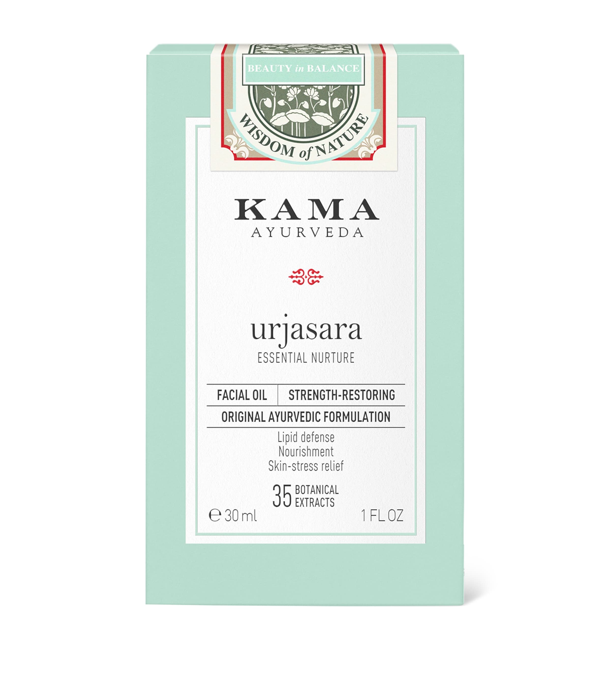 KAMA AYURVEDA Urjasara facial oil 30ml, UK version