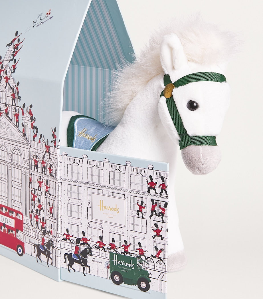 Harrods pony soft toy 28cm (British brand)