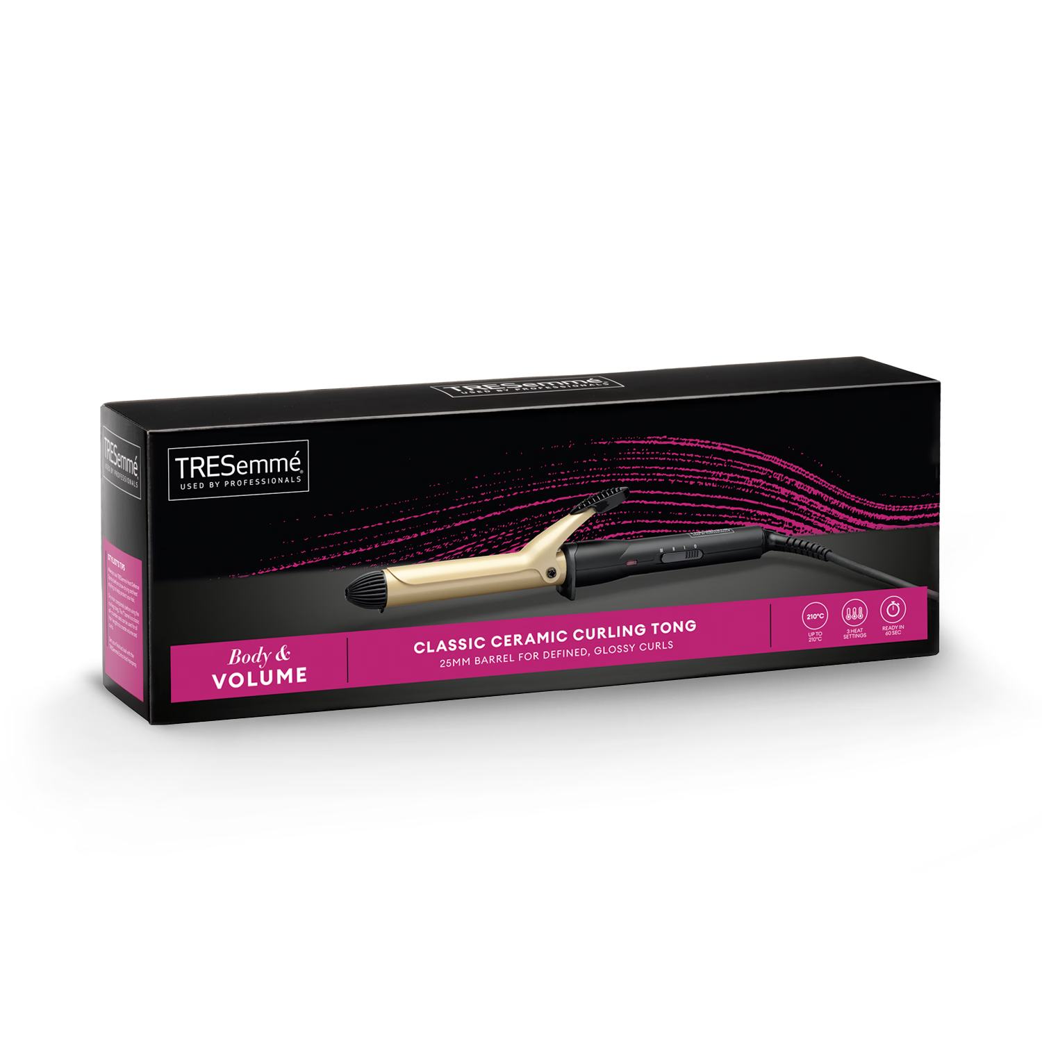TRESemmé curling tong 25mm ceramic barrel, UK version