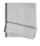 Brunello Cucinelli cashmere fringe-trim scarf (British brand)