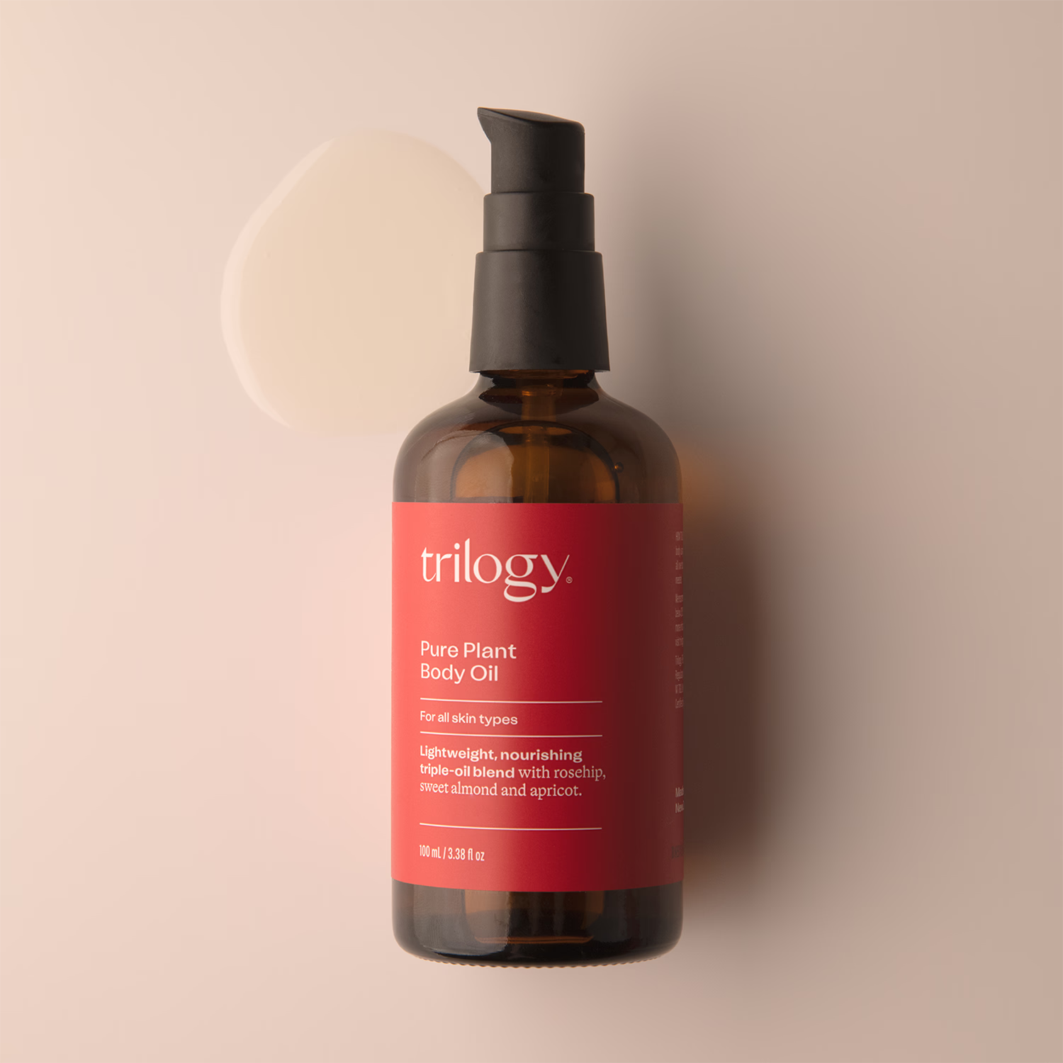 Pure Plant Body Oil with Rosehip and Sweet Almond 100ml