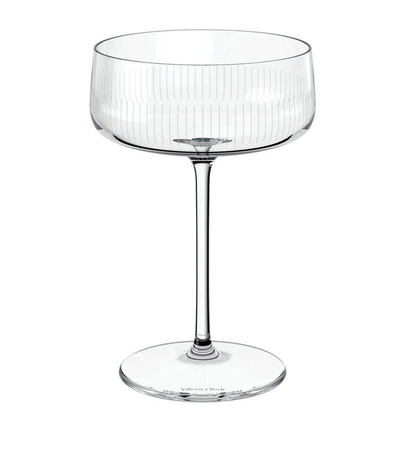 Crystal Afina Champagne Coupes (Set of 4)