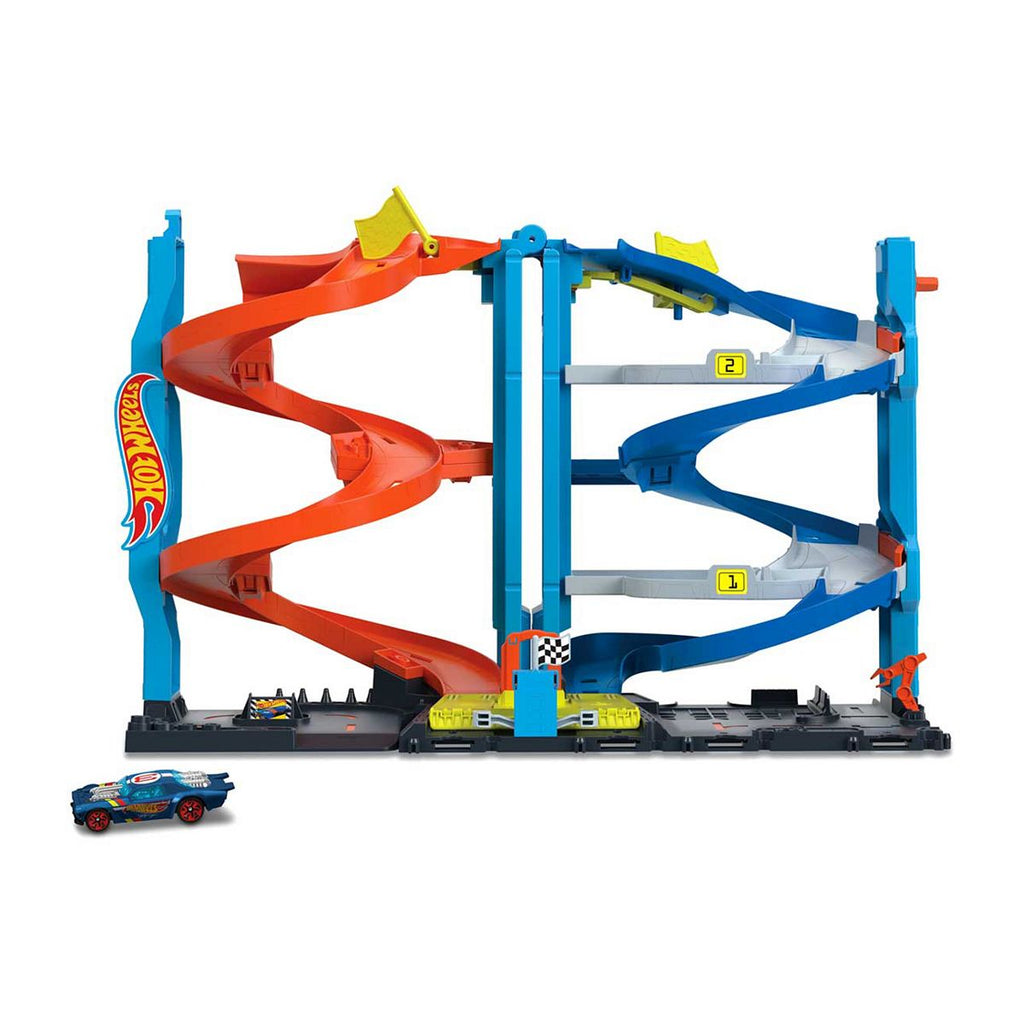 Hot Wheels City Transforming Race Tower Play Set