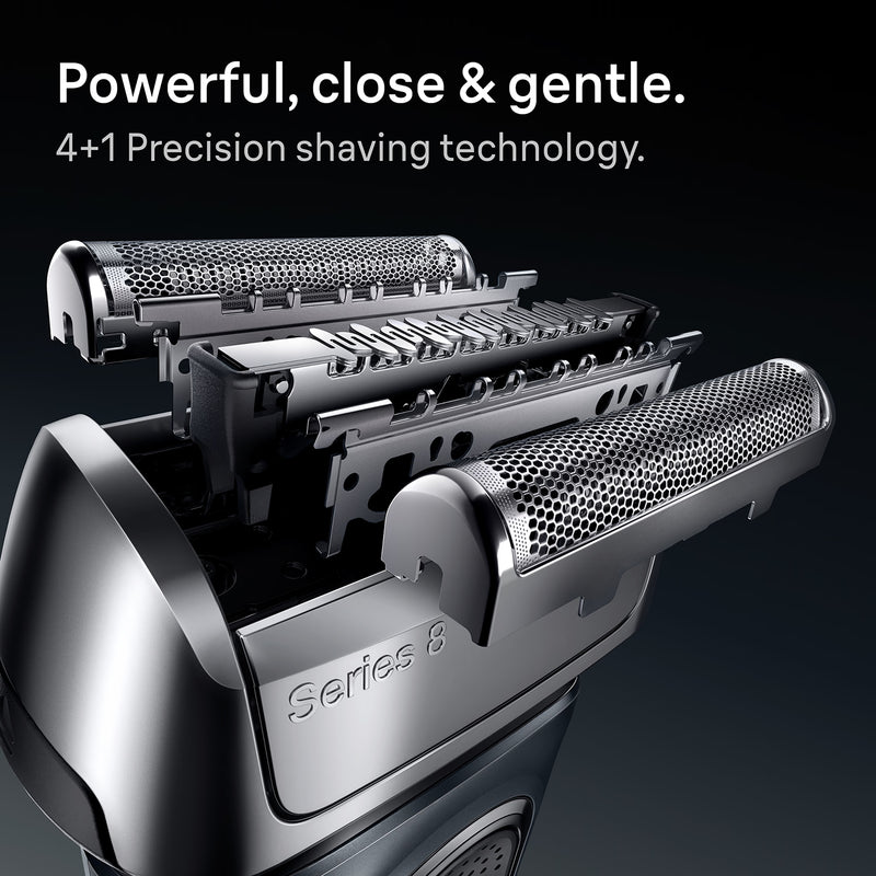 Braun Series 8 electric shaver 8663CC grey (British brand)