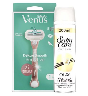 Venus Razor and Shave Gel Bundle GOODS Boots   