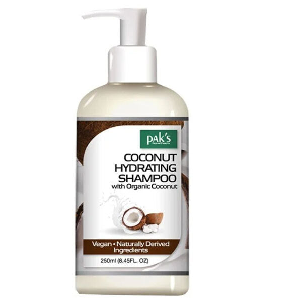 Paks Coconut Milk Hydrating Shampoo, imported from the UK