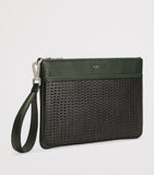 Dolce&Gabbana canvas-calfskin plongé toiletry bag - British product