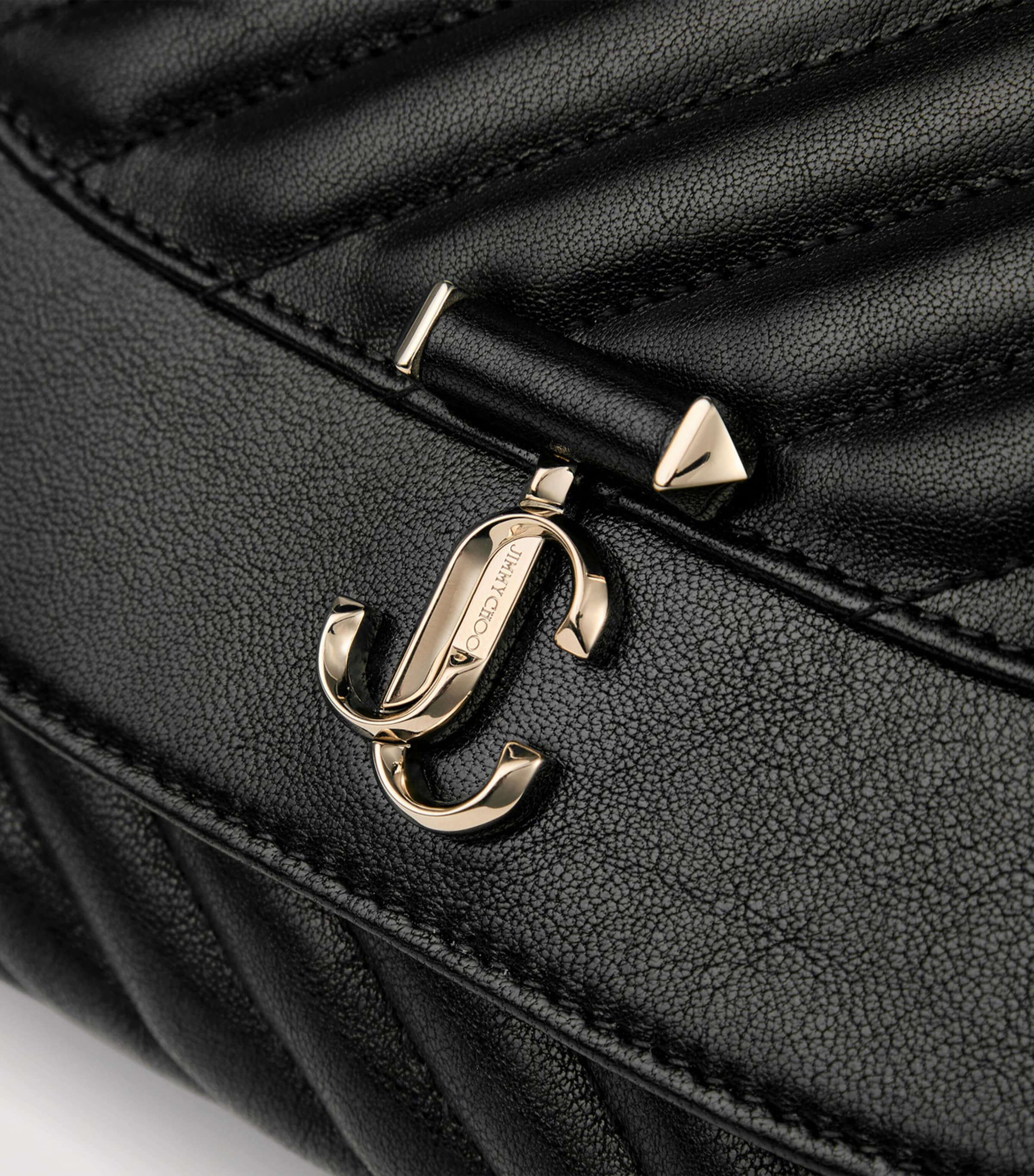 Jimmy Choo Curve cross-body bag quilted leather, imported from the UK