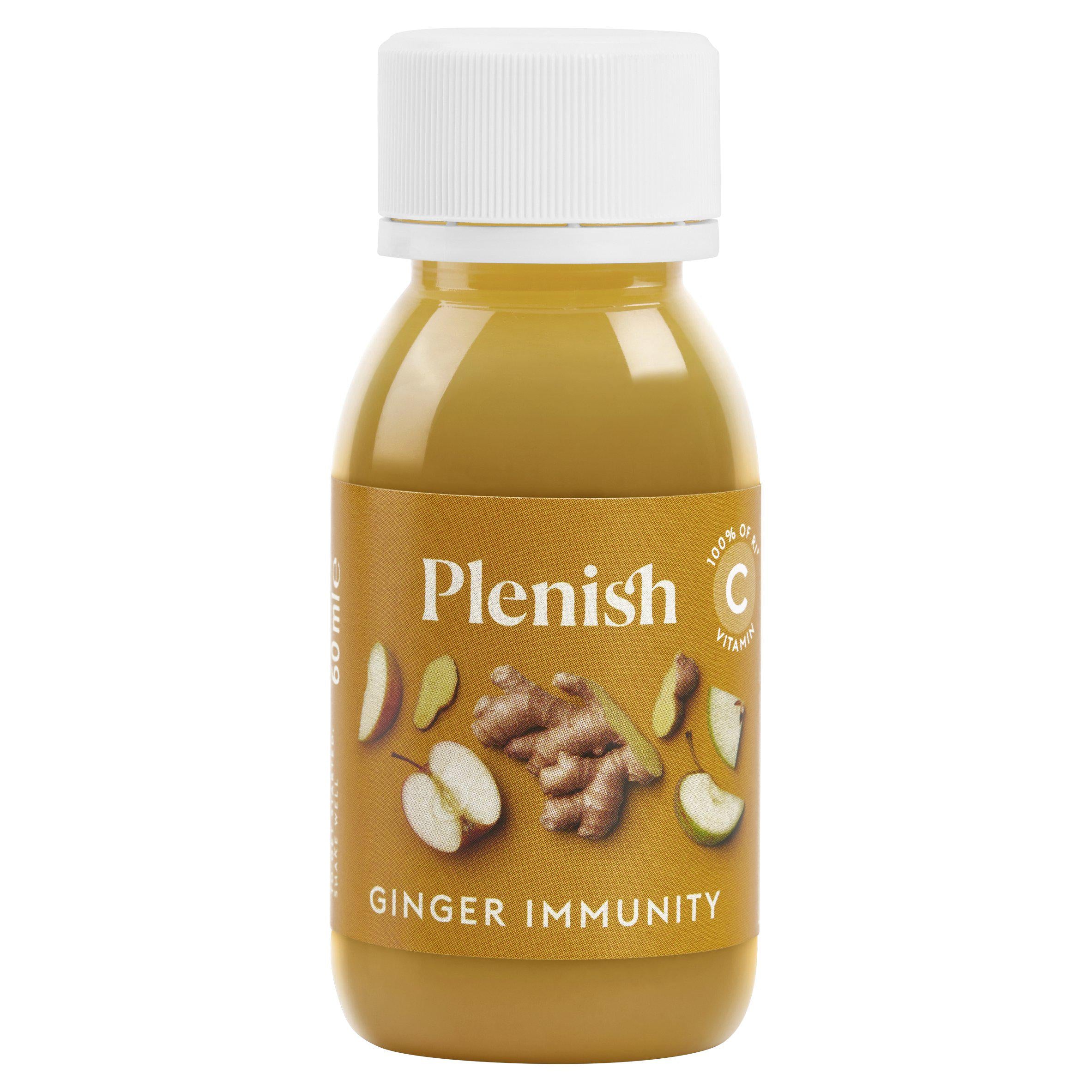 Plenish Organic Ginger Immunity 60ml GOODS Sainsburys   