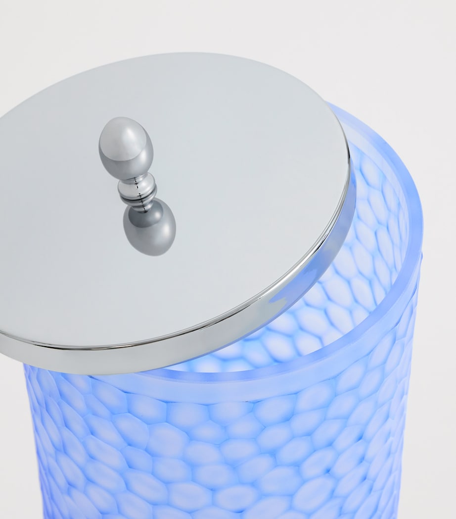 Zodiac Crystal Ocean Honeycomb bathroom bin 525ml (British brand)