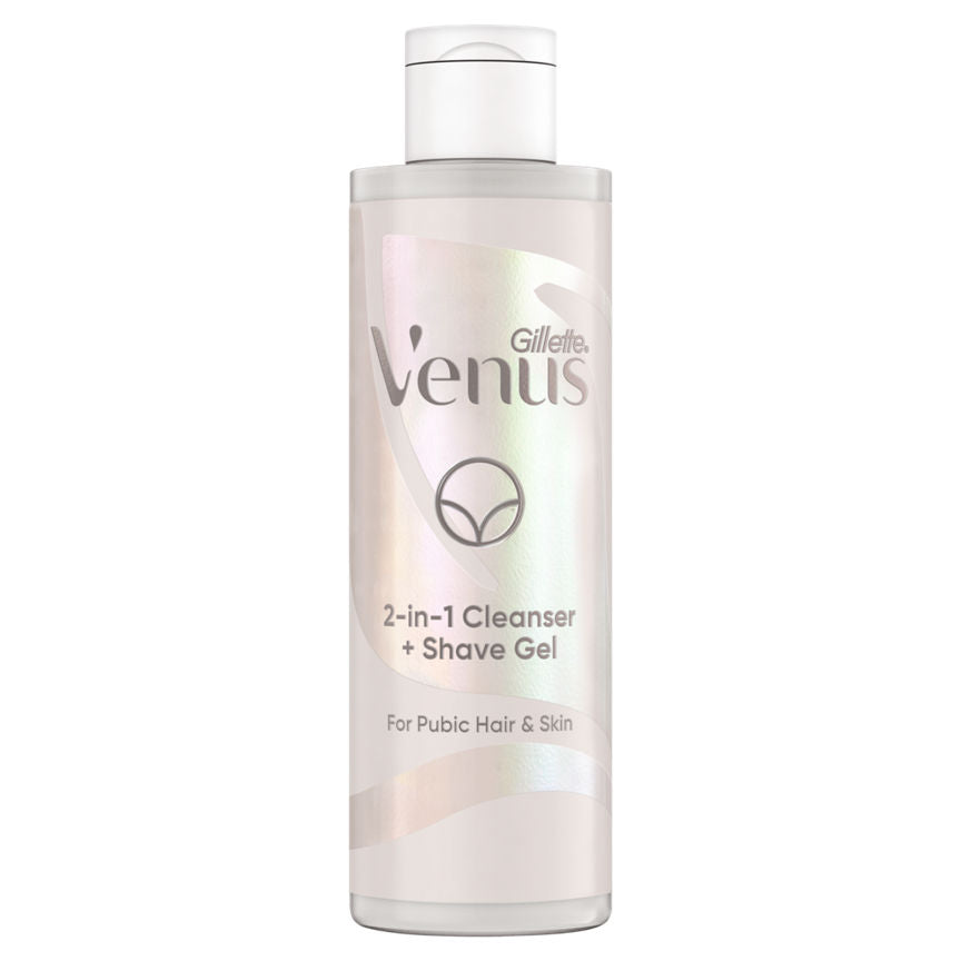 Venus Venus For Pubic Hair 2-in-1 Cleanser + Shave Gel Women's Toiletries ASDA   