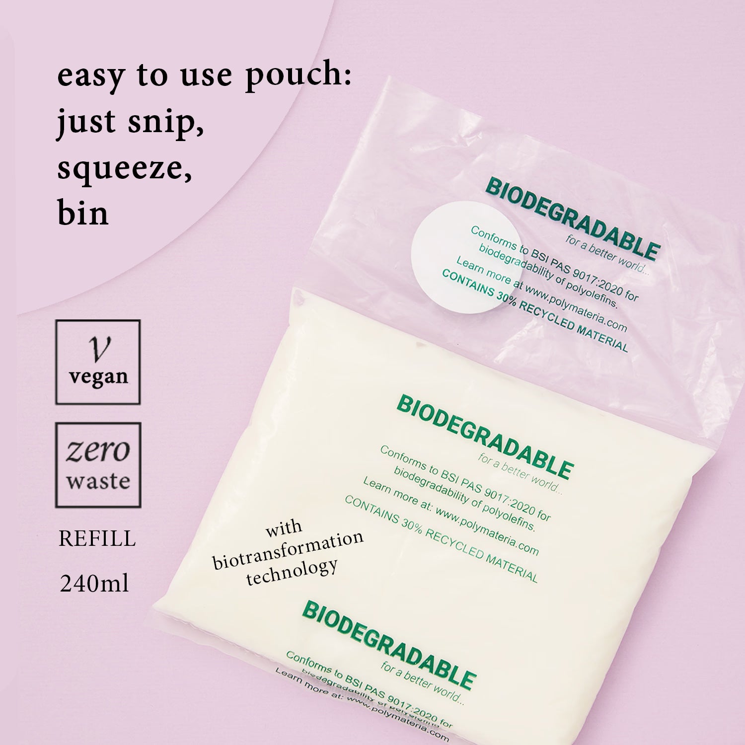 Hairy Jayne Light Conditioner Refill pouch, UK version