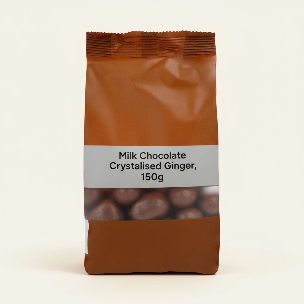 Holland & Barrett Milk Chocolate Crystallised Ginger 150g, UK version